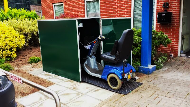 MCS Multistalling, stalling voor scootmobielen MCS Multistalling, stalling voor scootmobielen