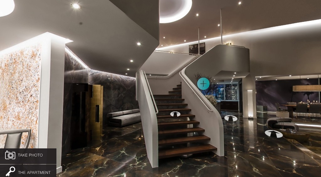 Trap van het 50 Shades of Grey-appartement De trap van het 50 Shades-appartement