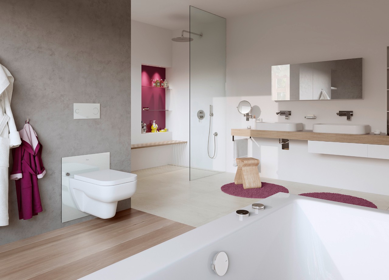 Een badkamer die zich aanpast aan uw lengte of leeftijd? Een badkamer die zich aanpast aan uw lengte of leeftijd?