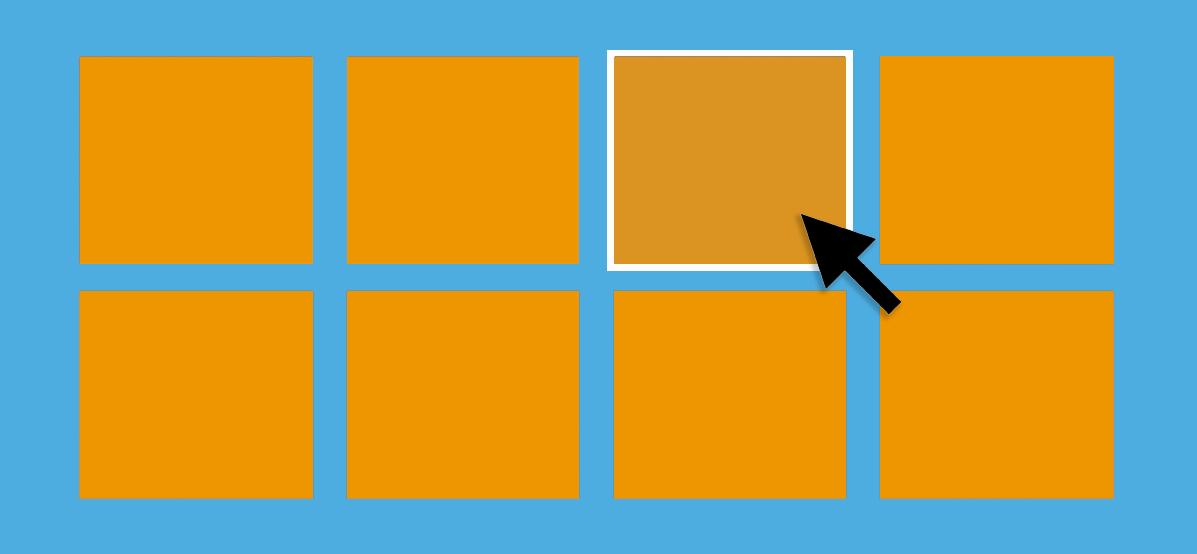 Oplossing: de afwijkende kleur Oplossing: de afwijkende kleur