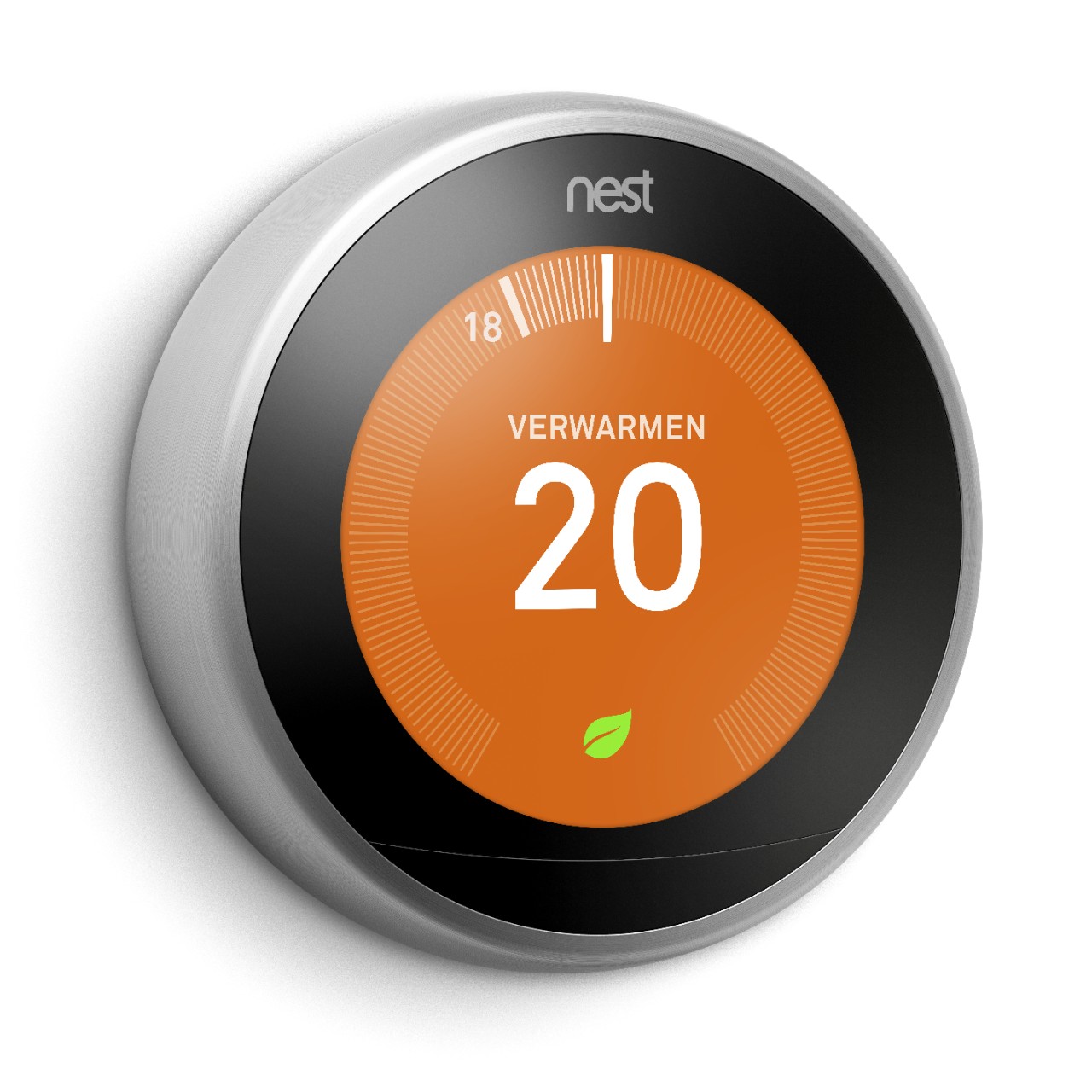 Google Nest Learning thermostat close-up Google Nest Learning thermostat close-up