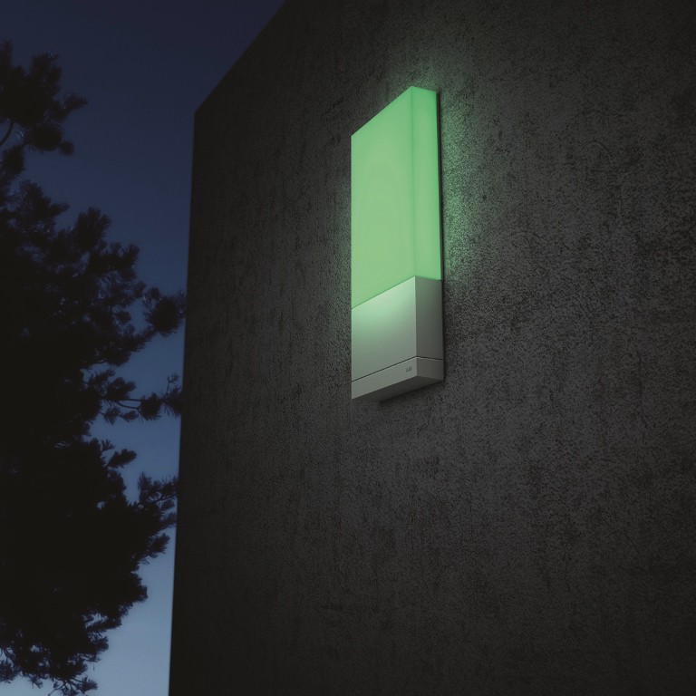 Groen gekleurde buitenverlichting Groen gekleurde buitenverlichting