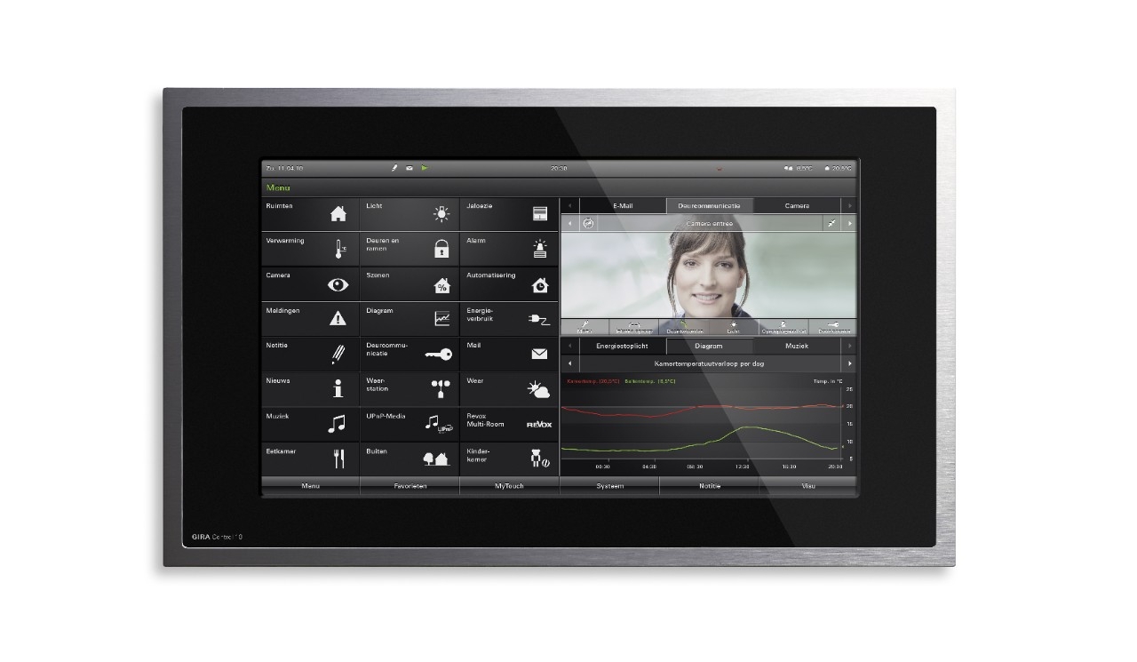 Gira Control Client wandtableau Gira Control Client wandtableau